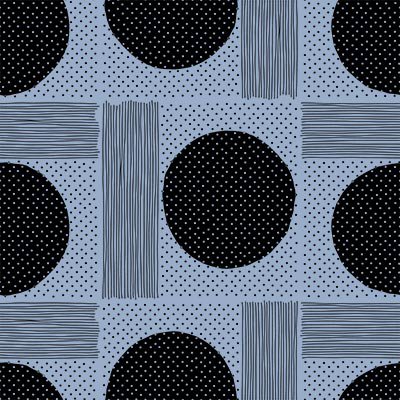 Black circles and lines