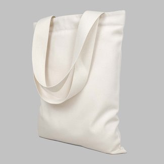 All-Over Print Natural Color Cotton Canvas Tote Bag